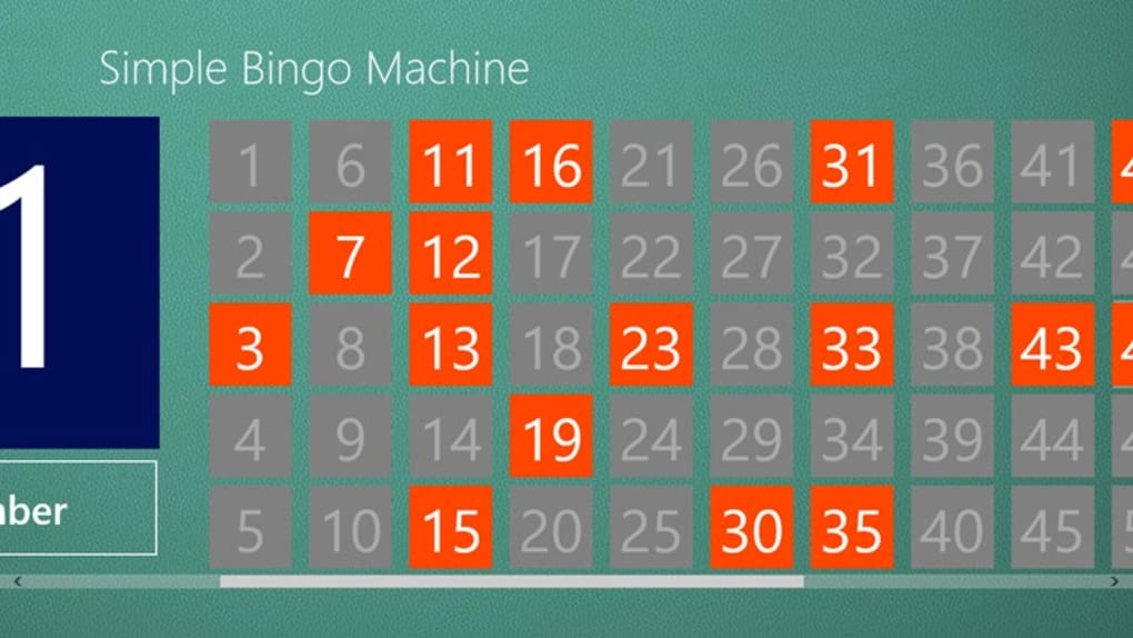 bingo calling software for pc